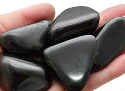 large shungite tumbled stones