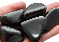 large shungite tumbled stones