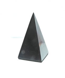 Tall Shungite 4cm Polished Pyramid