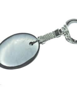 Shungite Oval Key Ring