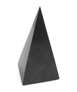 Polished Tall Shungite 6cm Pyramid