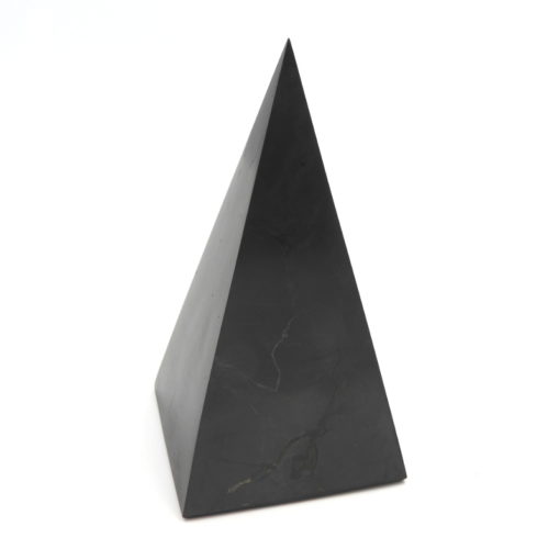 Polished Tall Shungite 6cm Pyramid